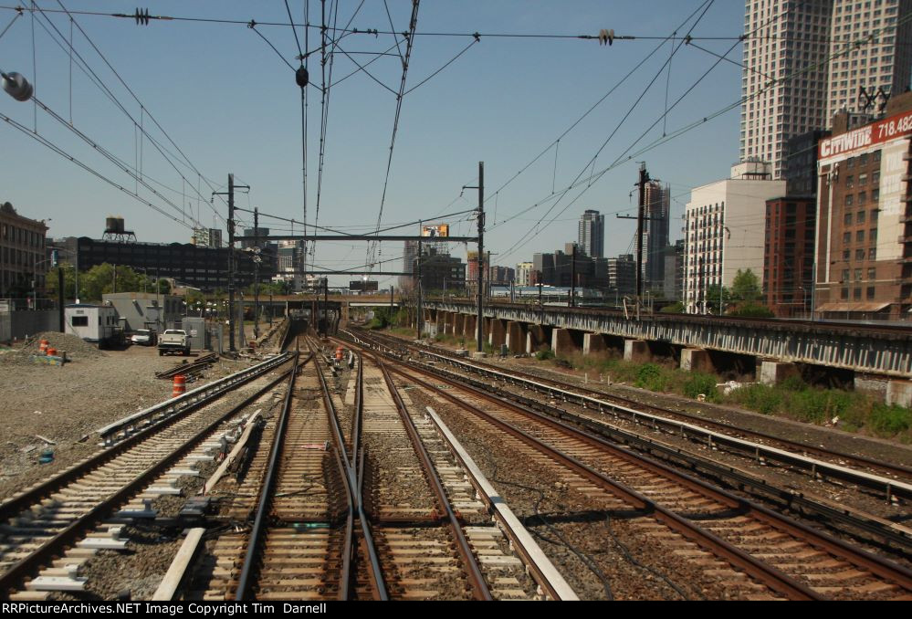 After exiting the east River Tunnel